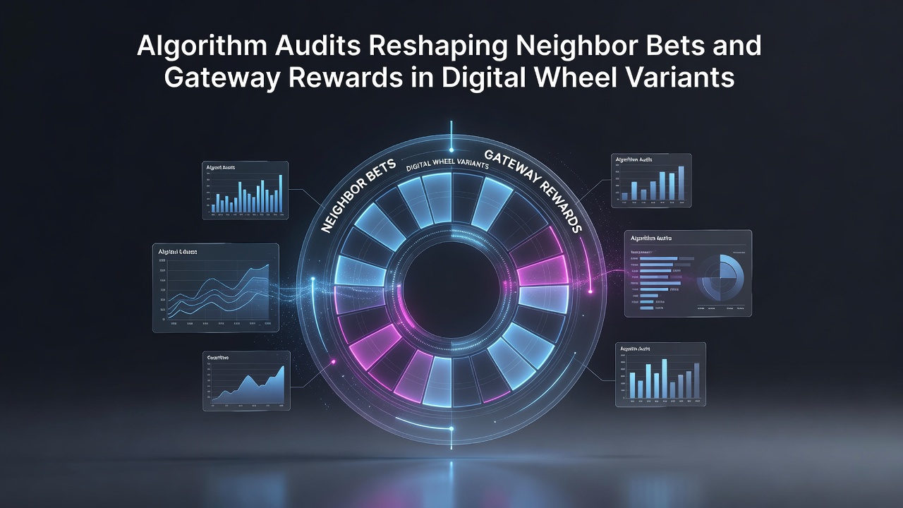 Digital roulette wheel interface showing neighbor bet sectors and payment gateway reward indicators during an active audit review