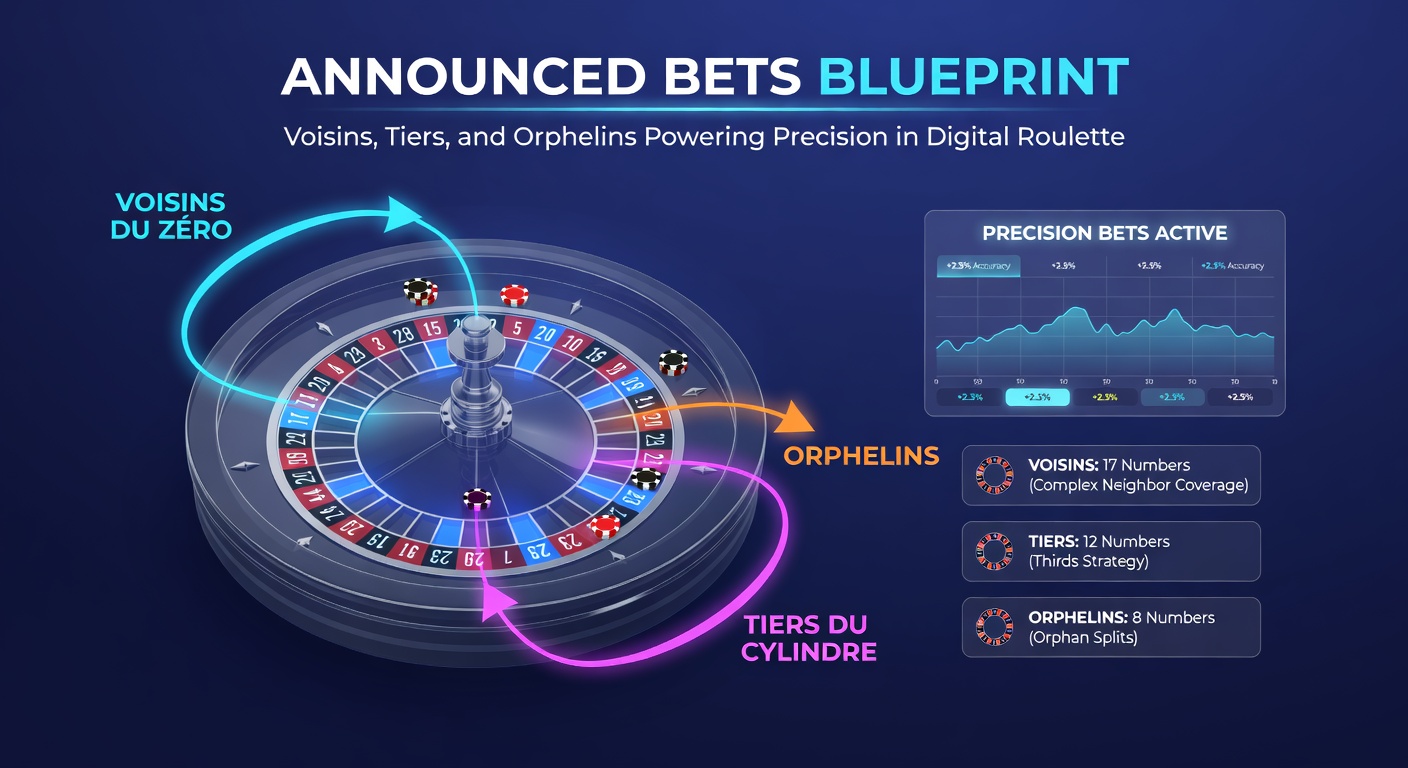 Close-up of a digital roulette wheel sector for Tiers du Cylindre bet, with glowing highlights on numbers 27 through 33, chips auto-placed by software