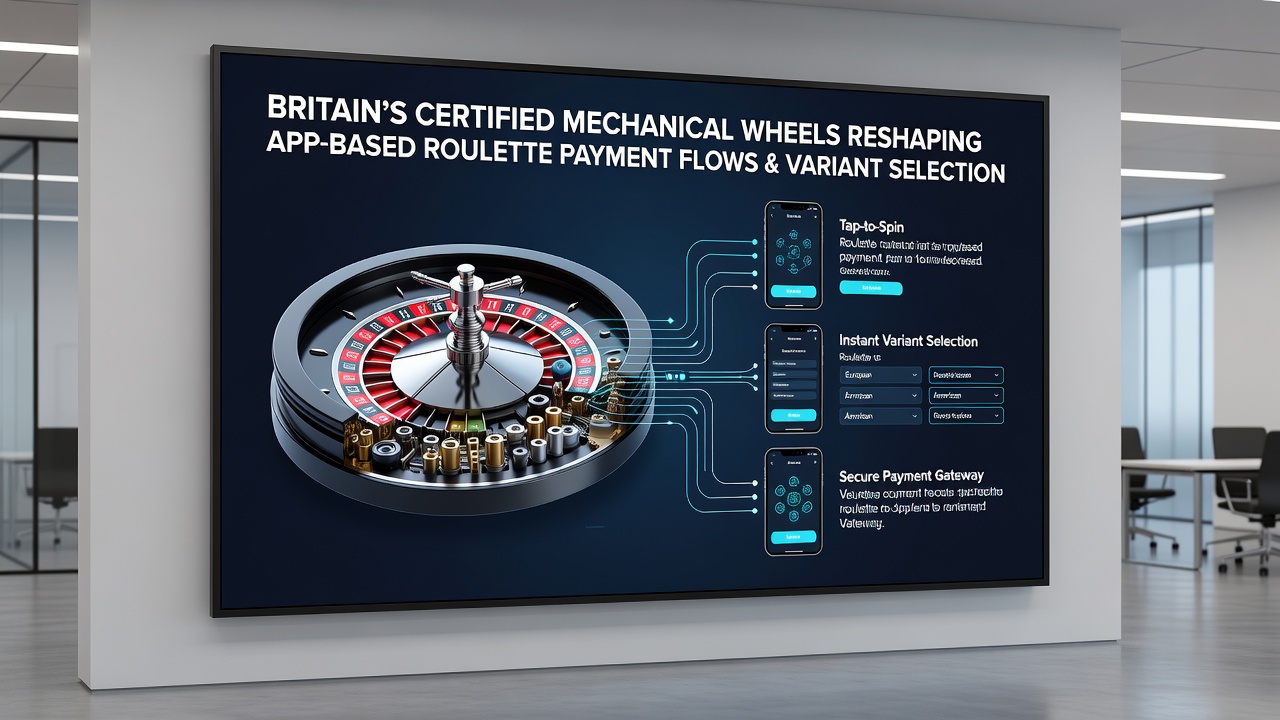 App interface displaying multiple roulette variants linked to certified mechanical wheels