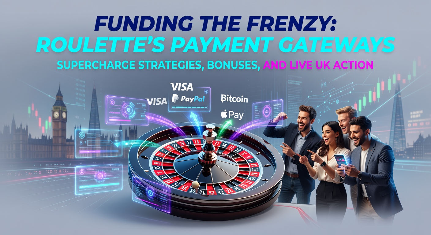 Vibrant digital roulette wheel with glowing payment icons overlay, symbolizing fast transactions powering gameplay