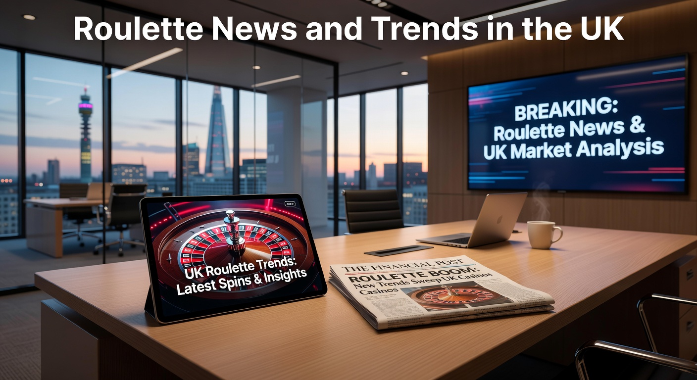 Conceptual image of a sleek mechanical roulette wheel spinning in a vibrant gaming environment, highlighting innovation in UK land-based gaming