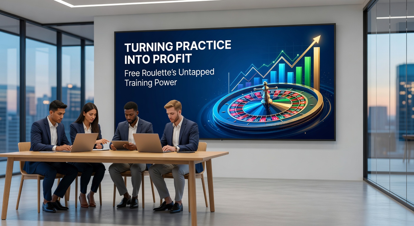 Graph showing practice hours versus win rates in roulette, with upward trend line from demo to real play